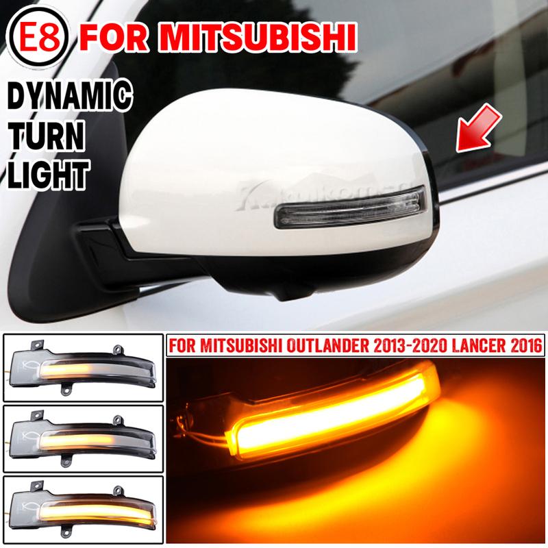8351A135 8351A136 For Mitsubishi Outlander ASX 2013- Lancer 2016 LED Dynamic Turn Signal Light Side Mirror Blinker Indicator