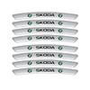 Car Wheel Eyebrow Sticker Car Wheel Sticker Car Exterior Accessories For Skoda Virs Fabia Octavia 3 Kamiq Karoq Kodiaq Rapid A5 kyvc74