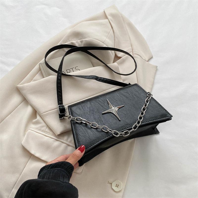 

Trendy Pu Leather Small Square Bag For Women Ideal For Daily Casual Outfits Black