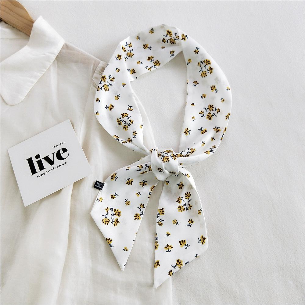 New Scarves Silk Scarves Women'S Spring And Autumn Season Long Decorative Professional Scarves Summer Thin Styles Paired With Shirts Stylish