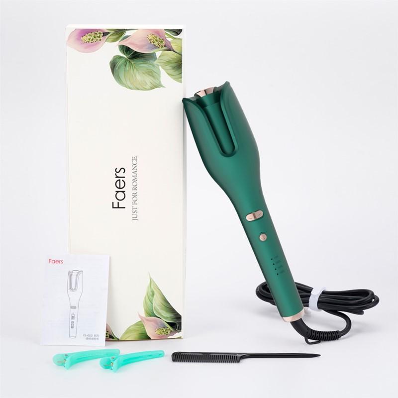 Hair Curler Button Curling Iron Negative ion Ceramic Rotating Wave Magic Hair Roller Spin Wand Hair Styling Tool