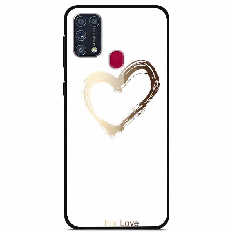

Чехол для Samsung M21 Модный Закаленное Стекло Жесткая Задняя Крышка Телефона для Samsung Galaxy M31 M30S A21S Чехлы Оболочки Coque M 21 31 Samsung M31