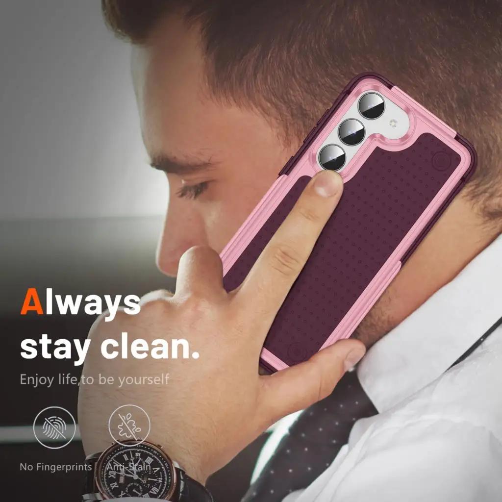 

Гибридный прочный бронированный чехол для Samsung Galaxy S24 S23 Ultra S22 S21 FE A54 A14 A53 A52 A52S A13 A33 A73 A13 Противоударный чехол Otter Box Military Cover for Galaxy A52S 5G небесно-голубой