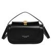 Color Solid Vintage Bags Inspired Pu Small Handbag Lock Compartment Use Daily