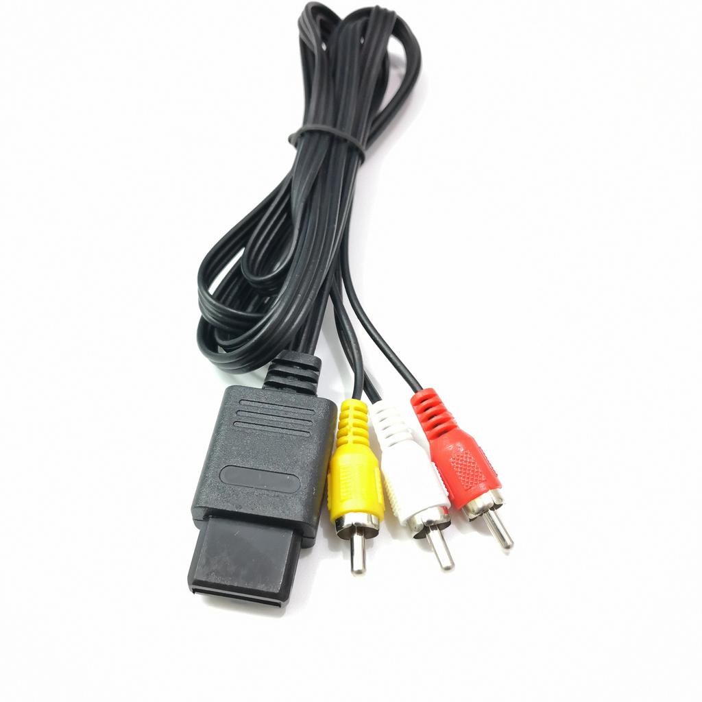 Efficient Signal Transfer with Reliable 1 8m For for RCA AV Cable For for N64