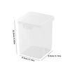 Qtip Holder Dispenser Q-Tip Dispenser Cosmetics Makeup Storage Holder Box Cotton Swab Storage Box Clear Cotton Ball Swab Holder