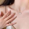 Tide stacked butterfly necklace female niche design sense versatile personality hip hop collarbone chain neck chain