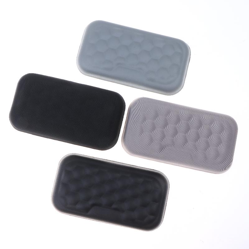 Car Memory Foam Armrest Elbow Pad Mouse Keyboard Wrist Rest Pu/Cloth Anti-Slip Breathable Sweat-Absorbent Car Wrist Pad