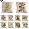 Nordic Style Printed Cotton Linen Pillowcase Home Office Supplies Sofa Chair Decorative Cushion Cover 45*45cm