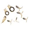 8pcs Fishing Rod Tip Repair Kit Fishing Rod Guides Stainless Steel Ceramic Ring Rod Tip Guide Replacement 8 Sizes