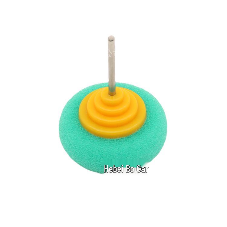 123-calowa gąbka polerska w kształcie stożka: Gąbka Detailingowa do Małych Powierzchni z Trzpieniem Kompatybilnym z Wiertarką