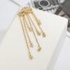 Classic Round Earrings For Women Smooth Line And Anti-corrosion Wide Application Hanging Earrings Tassel Earrings Family