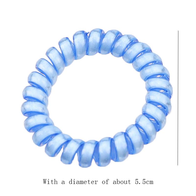 Modă Coreeană Elastice de Păr Spirale Simple Culoare Solidă Inele de Păr Tip Coil Pentru Femei Suport Coadă de Cal Bandă Elastică de Păr Accesorii de Păr