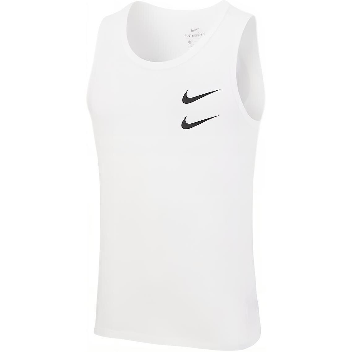 Men s Nike Casual Sports Sleeveless Breathable White Vest DH0260-100 S