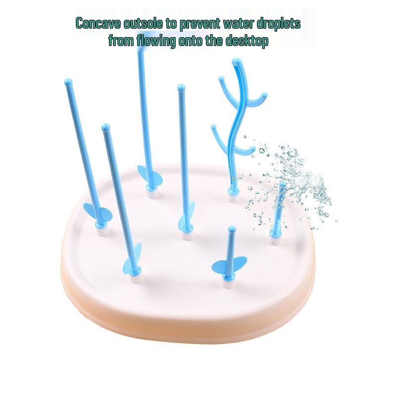 Tree-Shaped Baby Bottle Drying & Storage Rack