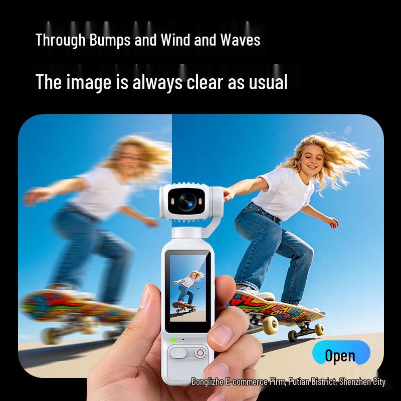 New Anti-Shake WiFi Sports Camera Handheld Recorder with Vlog Strap for Cycling