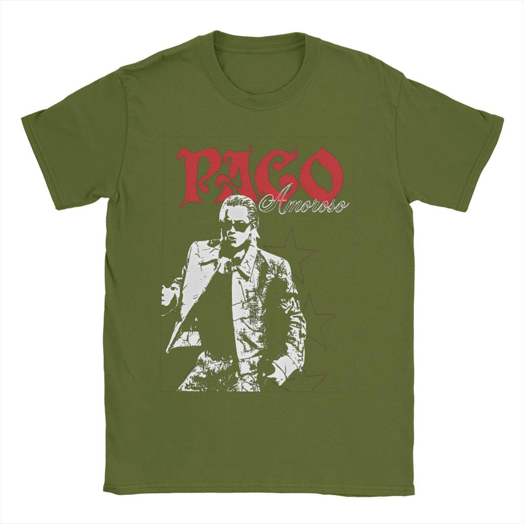Increíbles Camisetas del Tour Papota de CA7RIEL y Paco Amoroso para Hombre Cuello Redondo Camiseta 100% Algodón Camisetas de Manga Corta Tops Clásicos