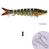 New Lure Multi Section Bait 19g Lure Plastic Bait Multi Section Fish Hard Bait