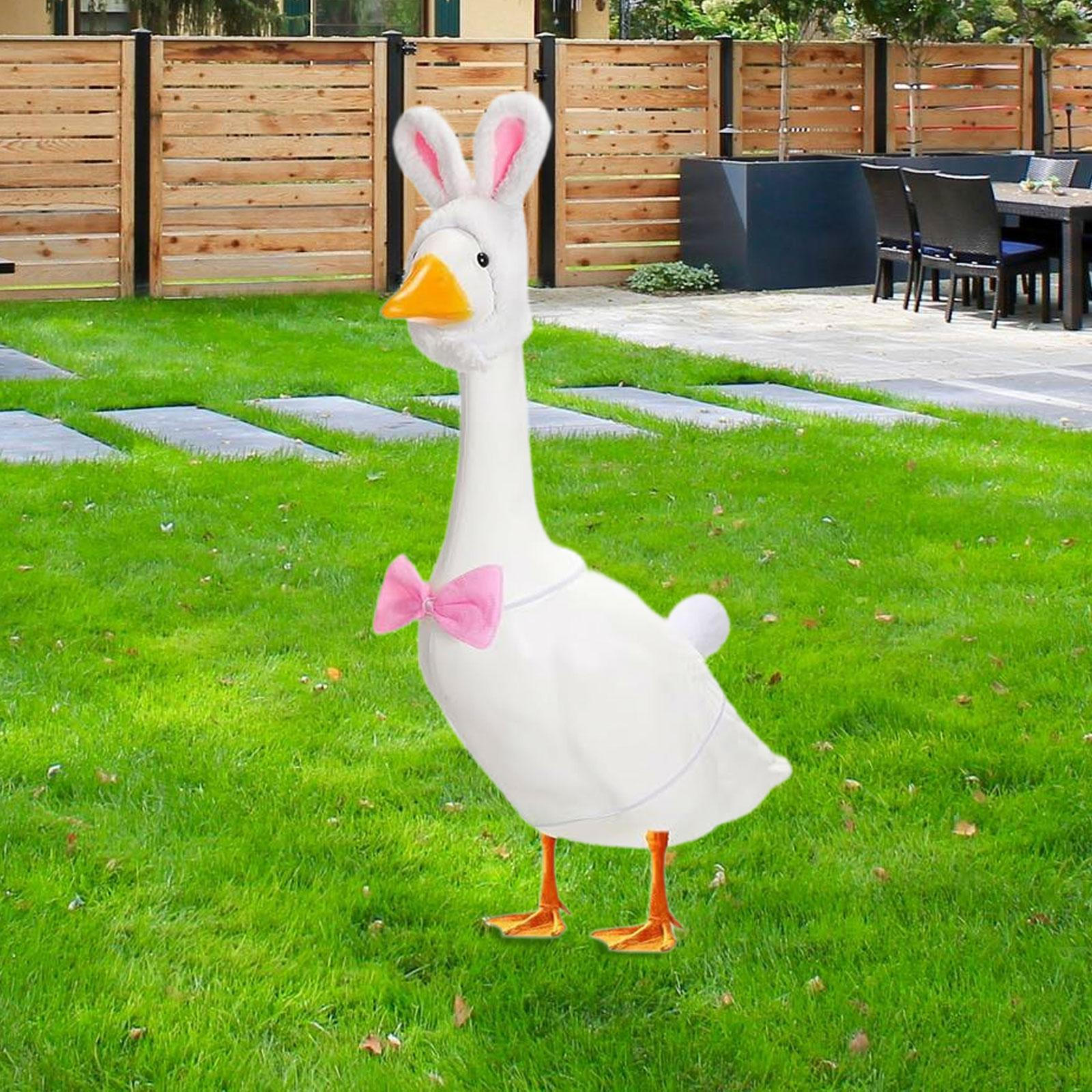 

Гусиный наряд садовый декор креативный дизайн декоративный орнамент украшение двора статуэтка костюм Set With Soft Ball