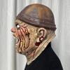 Bloody Miner Zombie Latex Full Head Mask Helmet Halloween Cosplay Props Haunted House Carnival Masquerade Horror Party Decor