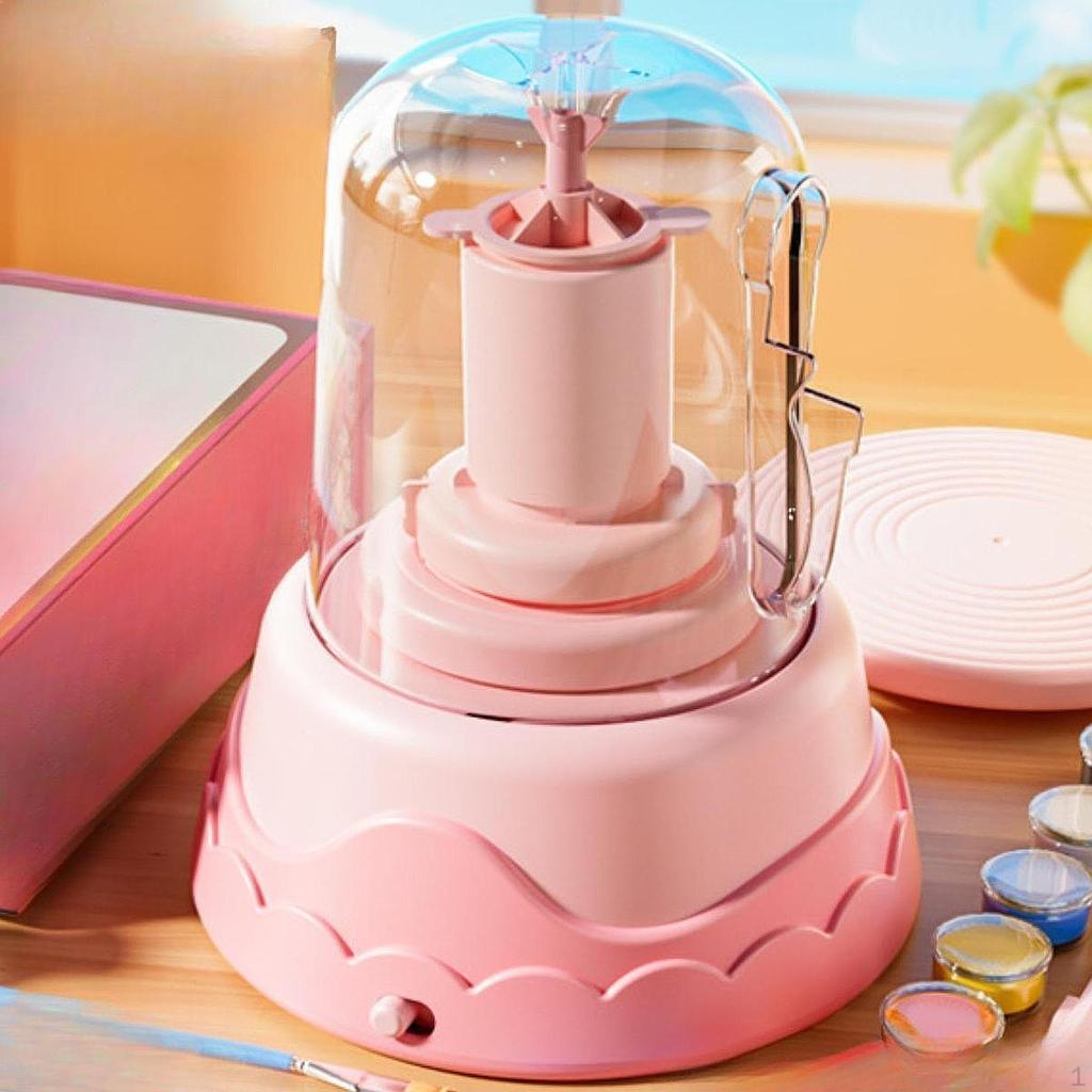 Electric Pottery Wheel Set for Kids Art Craft Kit Children Pigments Maker Professional Complete