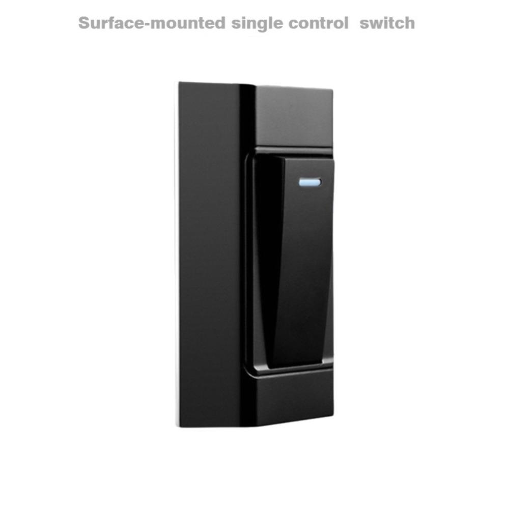 1 Gang 1 Way Surface-mounted Control Switch 2 Gang 2 Way Small Switch Dual Control Switch Bedside
