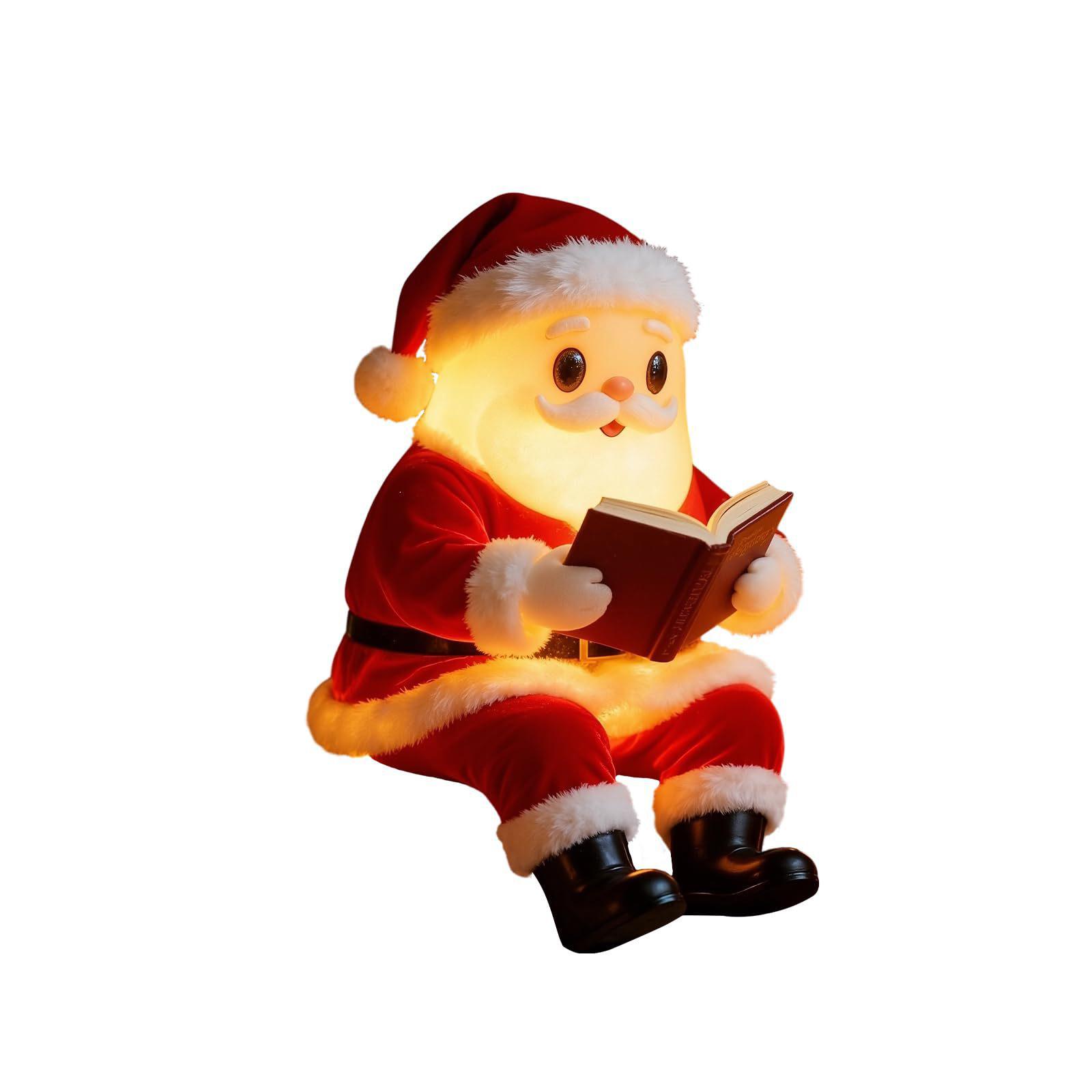 

Reading Book Lamp, Christmas Table Lamp With Warm Light, Cute Xmas Decoration For Home Living Room Bedroom Desk, Holiday Gift For Kids Adults One Size