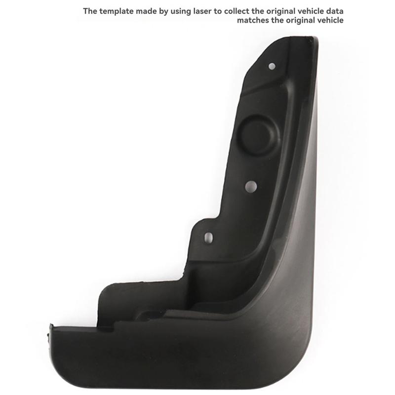 Mud Guard Set 4 Pieces Car Splash Flaps Fender Mud Flap Kit For Cadillac Escalade 2007-2020 чёрный