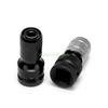 24TE 2Pcs Quick Release Screwdriver Wrench Conversion Square Drives to 1/4"