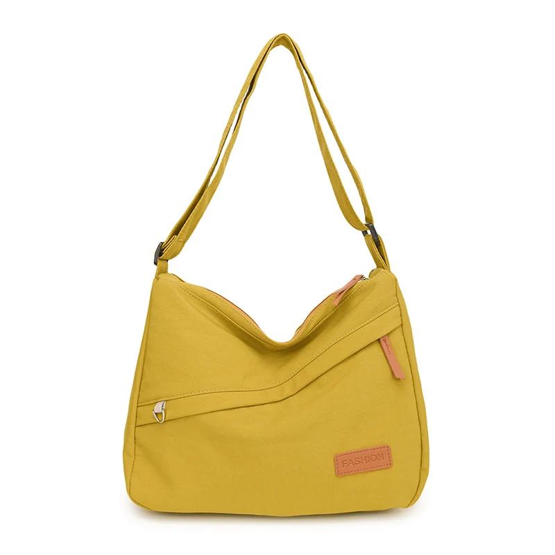 

Универсальные сумки через плечо для женщин, однотонные сумки на плечо с внутренним карманом-молнией