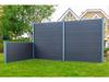Aluminum Alloy Wood-Plastic Composite Fence for Gardens and Villas