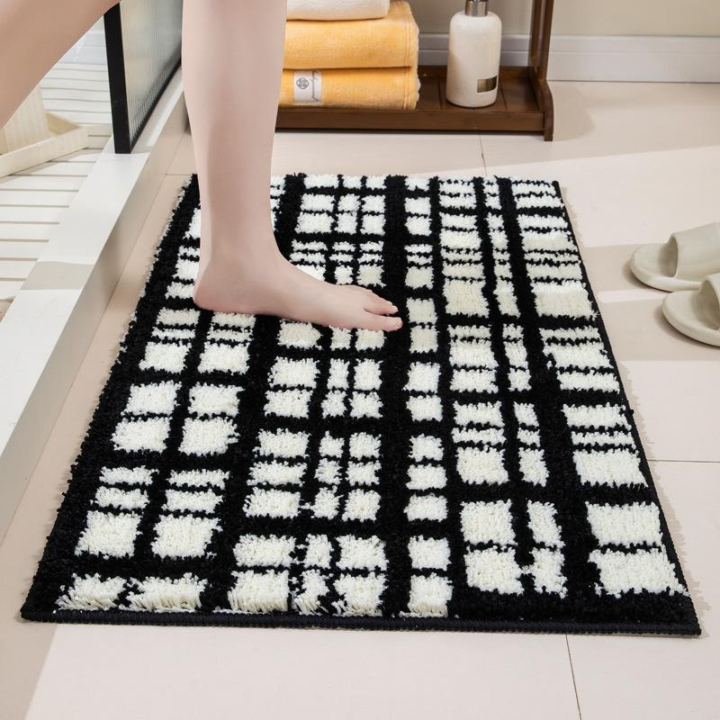 

Коврик для пола в ванной комнате, впитывающий коврик для двери в ванную, нескользящий коврик для туалета, коврик для двери, коврик для входа и выхода 40*60cm