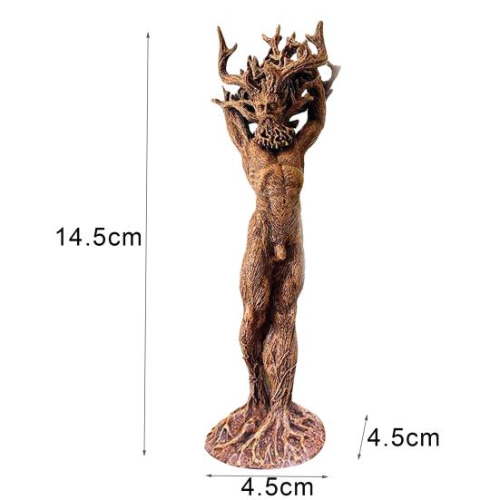 Forest Goddess Statue Goddess Display Decorative Tree-shaped Resin Realistic Mold for Home