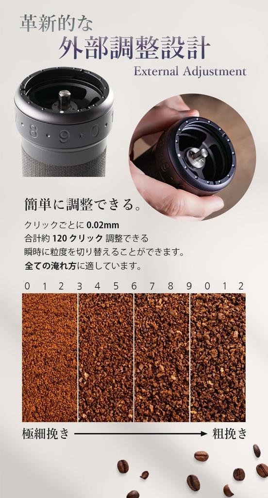 1Zpresso K-Ultra Hand Coffee Grinder with Silver Carrying Case, Easy-to-Clean Foldable Grinder, Stainless Steel Blades, External Adjustment