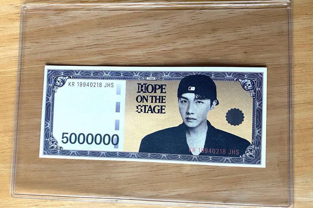 [USED] BTS J-HOPE hope on the stage Seoul concert hobby money