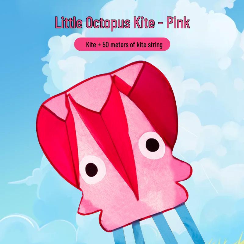2026 Soft Octopus Kite: Easy-Fly, Frameless Children s Toy for Light Breeze, Compact & Portable