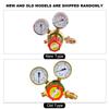 WX YQE?03 60 Acetylene Gauge Meter Gas Acetylene Pressure Reducer for Gas Torch Welding Cutting