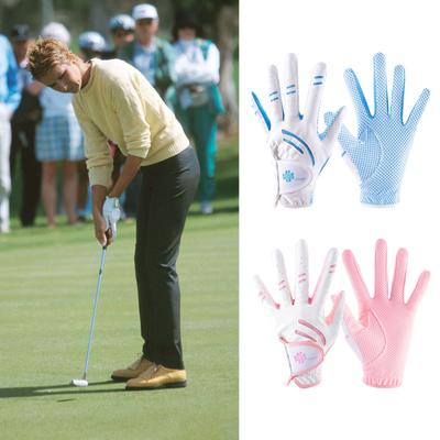Stylish Ladies Golf Gloves Tightness-free Fastener Tape