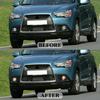 Für Mitsubishi ASX 2011 2012 2013 LED Nebelscheinwerfer Lampe Scheinwerfer Halogen Abdeckung Haube Rahmen Lünette Wasserdicht Auto Zubehör 12V
