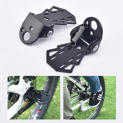 2 buc. Suport pentru picioare durabil pentru scaunul din spate Mtb, montat pe pedale pentru bicicletă pe roata din spate