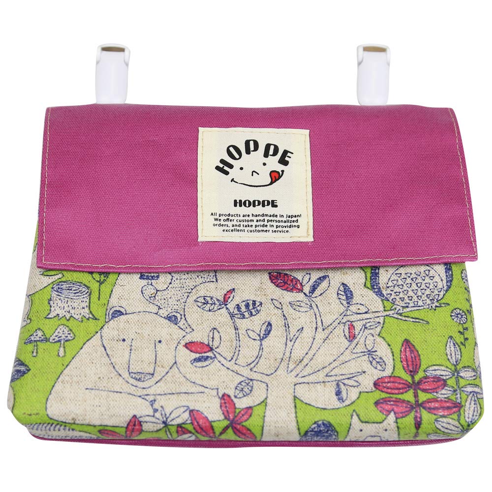 

HOPPE Travel Forest Story Waist Smartphone Perfect for Elementary and Made in Japan Pocket, Lime, Pouch, Case, School, School, Kids,