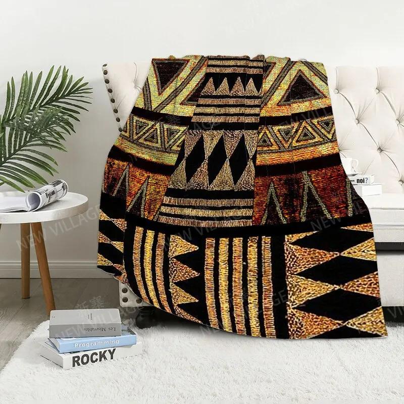 Bohemian-Stil digital bedruckte Polyester Schlafzimmer Samt Flanell Decke Vlies weiche Sofadecken für Betten