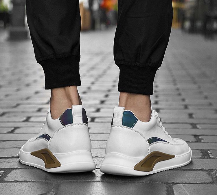 Autumn Men's Invisible Height Increasing Shoes - Sports & Casual Styles: 6cm, 8cm, 10cm