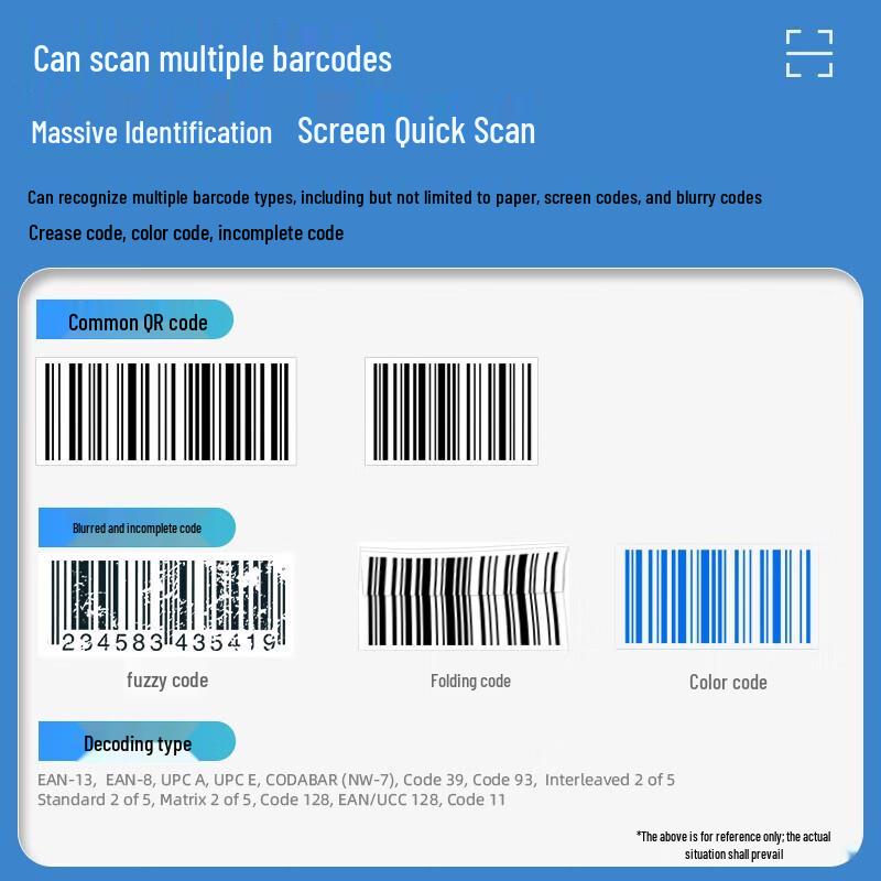 NTEUMM 1D/2D Barcode Scanner