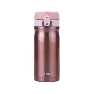 Thermos Vakuumisolierte Tragbare Tasse [Ein-Knopf-Öffnungstyp] 0,35L Rosa JMY-351 P