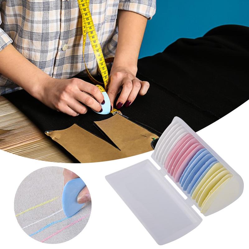 10/20/30Pcs Fabric Tailor Colorful Chalk Erasable Fabric Marker Patchwork Dress Clothing DIY Sewing Tool Needlework Accessories