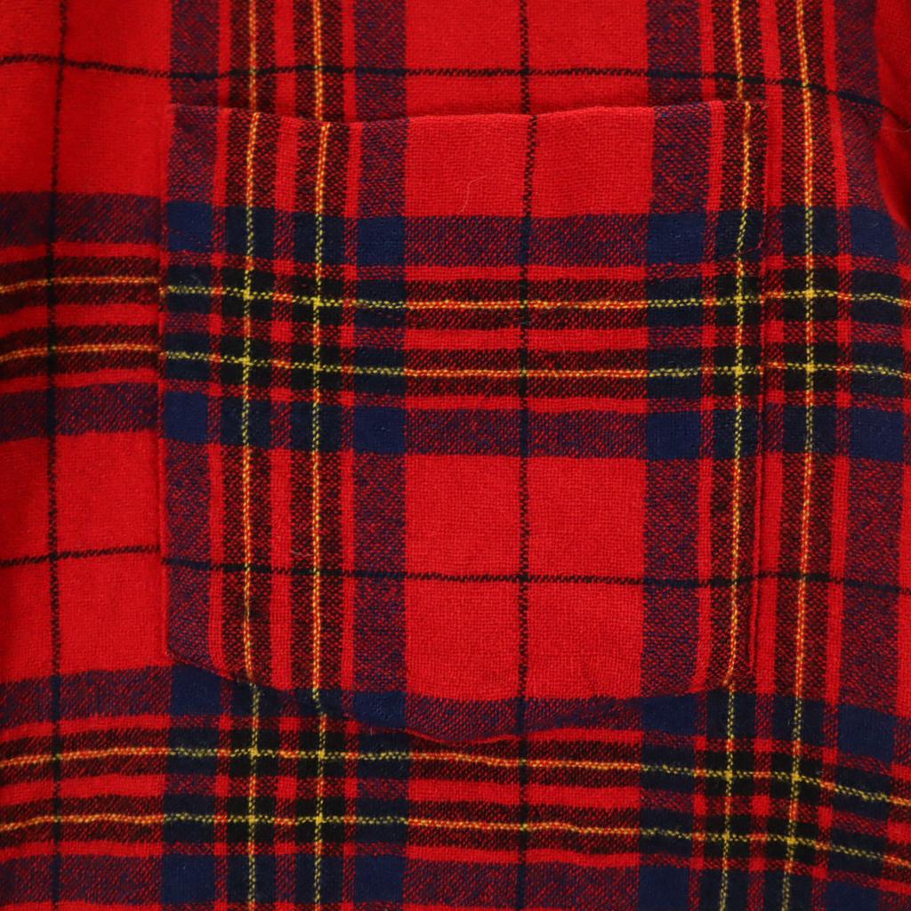 PENDLETON 70s Made in USA Wool Vintage Check Pattern Long sleeve Button down shirt Men's Used
