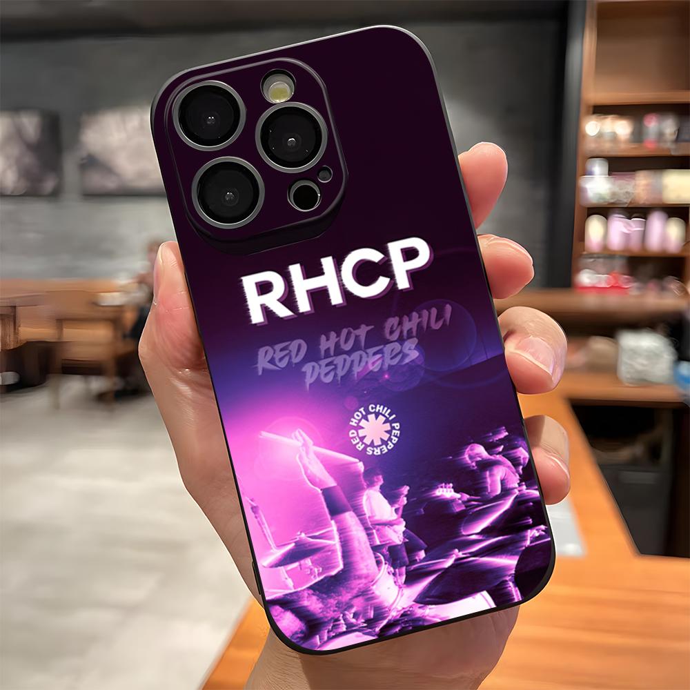 

R-Red Hot Chili Peppers Группа Чехол для телефона Для IPhone 17 Pro Max 15 Pro 16 14 Plus 12 13 Mini 11 Pro Ударопрочный Мягкий чехол iPhone11 ProMax