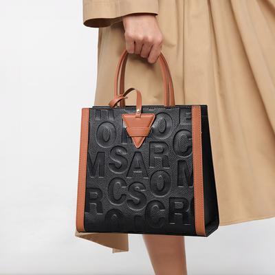 Tote Bag New Trendy Women's Bag Large Capacity Commuting Hand Tote Bag Can Be Crossbody On One Shoulder