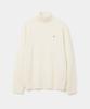 UNIFORM BRIDGE Merino Wool Turtle Neck Knit Ivory